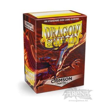 100 Fundas Dragon Shield – Matte Crimson