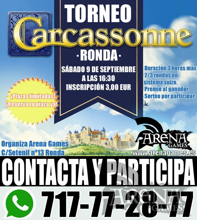 Evento juegos de mesa Carcassonne en ronda