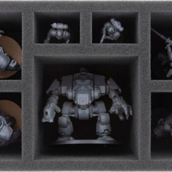 Bandeja de espuma para los Marines Espaciales - Redemptor Dreadnought + 6 compartimentos
