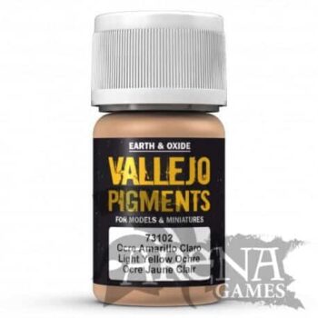 Vallejo – Pigmentos Ocre Amarillo Claro 35ml – 73102