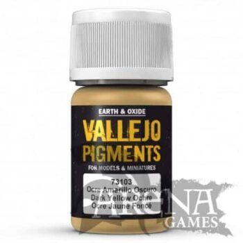 Vallejo – Pigmentos Ocre Amarillo Oscuro 35ml – 73103