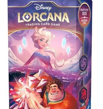 Disney Lorcana TCG – Starter Deck Shimmering Skies Amethyst & Ruby (Inglés)