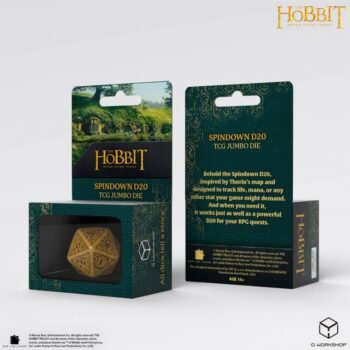 Q Workshop - Dado The Hobbit Spindown D20 Solaris Jumbo Dice